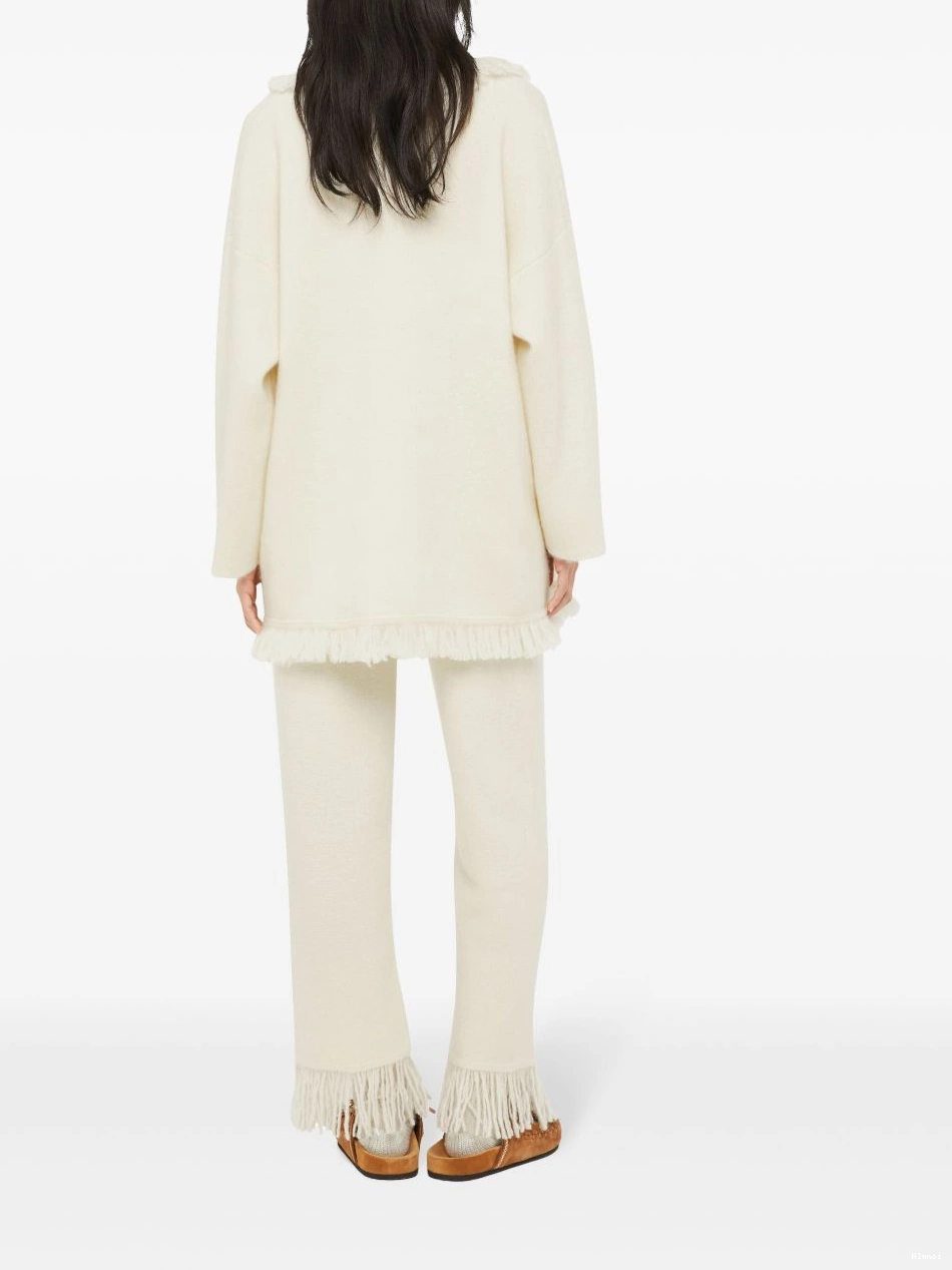 Affordable Alanui Women fringed-edge cashmere-blend cardigan 0809
